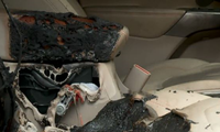Cháy ôtô do pin iPhone tự nổ bên trong khoang cabin