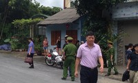 Các lực lượng công an, kiểm sát tiến hành khám nhà ông Vũ Trọng Lương.