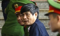Bị cáo Nguyễn Thanh Hóa tại tòa.