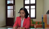 Bị can Bùi Kim Thu - vợ Bùi Văn Công.Ảnh FB Dũng Nguyễn