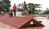 Mực nước sông Cửu Long tăng 10cm sau sự cố vỡ đập ở Lào