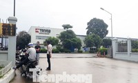 Nhiều thanh niên vẫn tìm đến công ty Tenma Việt Nam để tuyển dụng các vị trí việc làm vào ngày 26/5. Ảnh: Nguyễn Thắng
