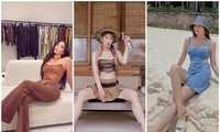 Không hẹn Kim Kardashian, Lê Bống, Lan Ngọc cùng diện yếm yên ngựa khoe eo thon ngực khủng