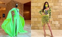 Soi sự cố rách váy của Hoa hậu Thái Lan mới thấy Khánh Vân lựa chọn trang phục cực tinh tế