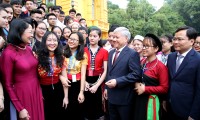 Phó chủ tịch nước Đặng Thị Ngọc Thịnh gặp gỡ học sinh, sinh viên, thanh niên dân tộc thiểu số tiêu biểu xuất sắc năm 2019
