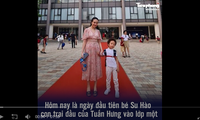 Con cưng nhà sao Việt nô nức tựu trường chào năm học mới 