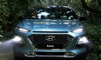 Hyundai Kona 2018 được đánh giá an toàn cao hơn nhờ cái thiện đèn pha.