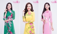 Thí sinh phía Bắc Hoa hậu Việt Nam quyến rũ với áo dài truyền thống