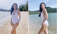 Sau khi giảm 2kg, Mai Phương Thuý liên tục khoe dáng nóng bỏng với bikini