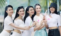 Nét hồn nhiên &apos;toả nắng&apos; của những cô gái HHVN 2020 trên thành phố biển Vũng Tàu 