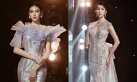 Á hậu Phương Anh, Ngọc Thảo diện váy đuôi cá lộng lẫy trong chương trình đón năm mới 2021
