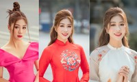 Nữ tiếp viên hàng không lọt Top 10 HHVN 2020 khoe nhan sắc rạng rỡ với áo dài Tết 