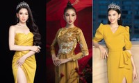 Gam màu vàng sang chảnh đích thị là màu &apos;phong thuỷ&apos; của Á hậu Ngọc Thảo ở Miss Grand 2021
