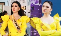 Lần thứ 2 mặc lại váy của Hương Giang ở Miss Grand, Ngọc Thảo nổi bật với màu vàng rực rỡ