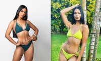 Nữ người mẫu với body nóng &apos;bỏng mắt&apos; đăng quang Hoa hậu Trái đất CH Dominica