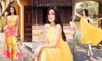 Đỗ Thị Hà diện loạt váy yếm nuột nà, sẵn sàng mang không khí nhiệt đới tới Miss World 2021