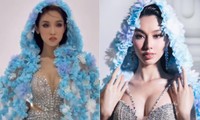 Mặc lại váy của Hoa hậu Thuỳ Tiên, người đẹp chuyển giới Đỗ Nhật Hà khoe vòng 1 nóng bỏng