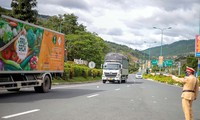 Kiểm soát xe tải lưu thông trên địa bàn Lâm Đồng