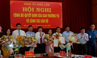 Toàn cảnh buổi lễ công bố công tác nhân sự ở Đắk Lắk