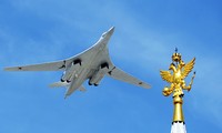 Máy bay ném bom Tu-160. Ảnh: Bộ Quốc phòng Nga