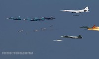 Dàn chiến đấu cơ của không quân Nga thị uy sức mạnh