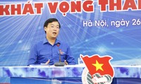 Anh Lê Quốc Phong, Ủy viên dự khuyết BCH T.Ư Đảng, Bí thư thứ nhất BCH T.Ư Đoàn. Ảnh: Như Ý