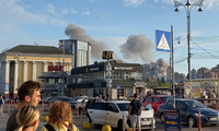 Liên tiếp nổ lớn ở thủ đô Ukraine