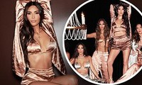 Kim Kardashian khoe body nóng &apos;bỏng rẫy&apos; với áo ngực 