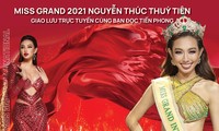 Miss Grand 2021 Nguyễn Thúc Thuỳ Tiên giao lưu cùng độc giả báo Tiền Phong