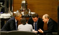 Tổng thống Mỹ Barack Obama và Tổng thống Nga Vladimir Putin tại cuộc gặp bên lề hội nghị G-20. Ảnh: Getty Images