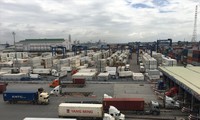 Cảng Cát Lái ùn ứ nghiêm trọng vì hàng loạt container phế liệu phải tái xuất nhưng chưa được xử lý dứt điểm. Ảnh: Tuấn Nguyễn 