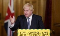 Thủ tướng Anh Boris Johnson trong một buổi họp báo tại phố Downing. Ảnh: gov.uk.