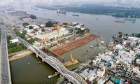Cống kiểm soát triều Tân Thuận thuộc dự án chống ngập 10.000 tỷ đồng ngưng thi công từ cuối tháng 4 