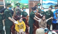Hai đối tượng Lê Thị Hậu và Võ Thị Ngọc Ánh bị bắt khi vận chuyển 1kg ketamine