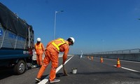 Đường cao tốc Đà Nẵng - Quảng Ngãi được sửa chữa vào năm 2018, sau hơn 1 tháng thông xe toàn tuyến. Ảnh: Nguyễn Thành 