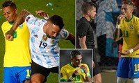 LĐBĐ Nam Mỹ trừng phạt trọng tài và VAR bao che hậu vệ Argentina đánh ngôi sao Brazil