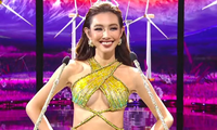 Phần thi ứng xử xuất sắc của Thùy Tiên tại Miss Grand 2021