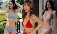 &apos;Đường đua bikini&apos; cháy hừng hực giữa trời đông, dàn sao Việt khoe đường cong nhìn là mê