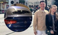 Tuấn Hưng bị trộm đập vỡ cửa kính ô tô, lấy sạch đồ hiệu ngay giữa London