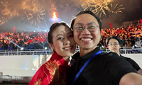 MC dẫn khai mạc SEA Games 31 chia sẻ những hình ảnh hậu trường và sự đồng hành của ông xã