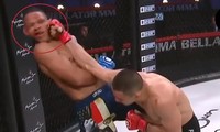 Cận cảnh cú đấm knock-out uy lực của võ sĩ lập kỷ lục giải MMA