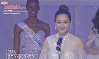 Phần thuyết trình ấn tượng của Tường San tại chung kết Hoa hậu Quốc tế 2019