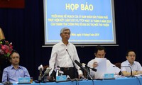 Ông Võ Văn Hoan, Phó Chủ tịch UBND TPHCM trả lời báo chí vào chiều 14/8 