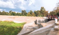 Lượng nước tại hồ Phước Hà không đủ chảy qua đập tràn