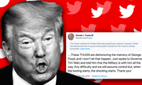 Ông Donald Trump mất kênh liên lạc quan trọng với những người ủng hộ sau khi bị Twitter khoá tài khoản Ảnh: Getty Images