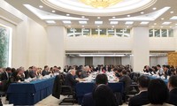 Quang cảnh cuộc đàm phán Mỹ - Trung về thương mại tại Bắc Kinh ẢNH: SCMP 