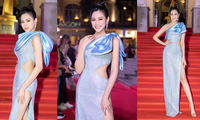 Hoa hậu Đỗ Thị Hà diện đầm khoét eo quyến rũ nhất tuần