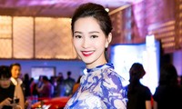 Hoa hậu Việt Nam 2012 - Đặng Thu Thảo - tại một sự kiện thời trang. Ảnh: Khoa Nguyễn