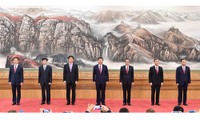 7 thành viên Thường vụ Chính trị Đảng Cộng sản Trung Quốc khóa 19. (Ảnh: Tân Hoa xã)