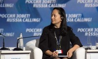 Giám đốc tài chính toàn cầu của hãng công nghệ Huawei- bà Mạnh Vãn Chu. ẢnhL Reuters